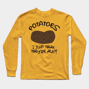 Simpsons Potatoes - I Just Think They're Neat! Long Sleeve T-Shirt